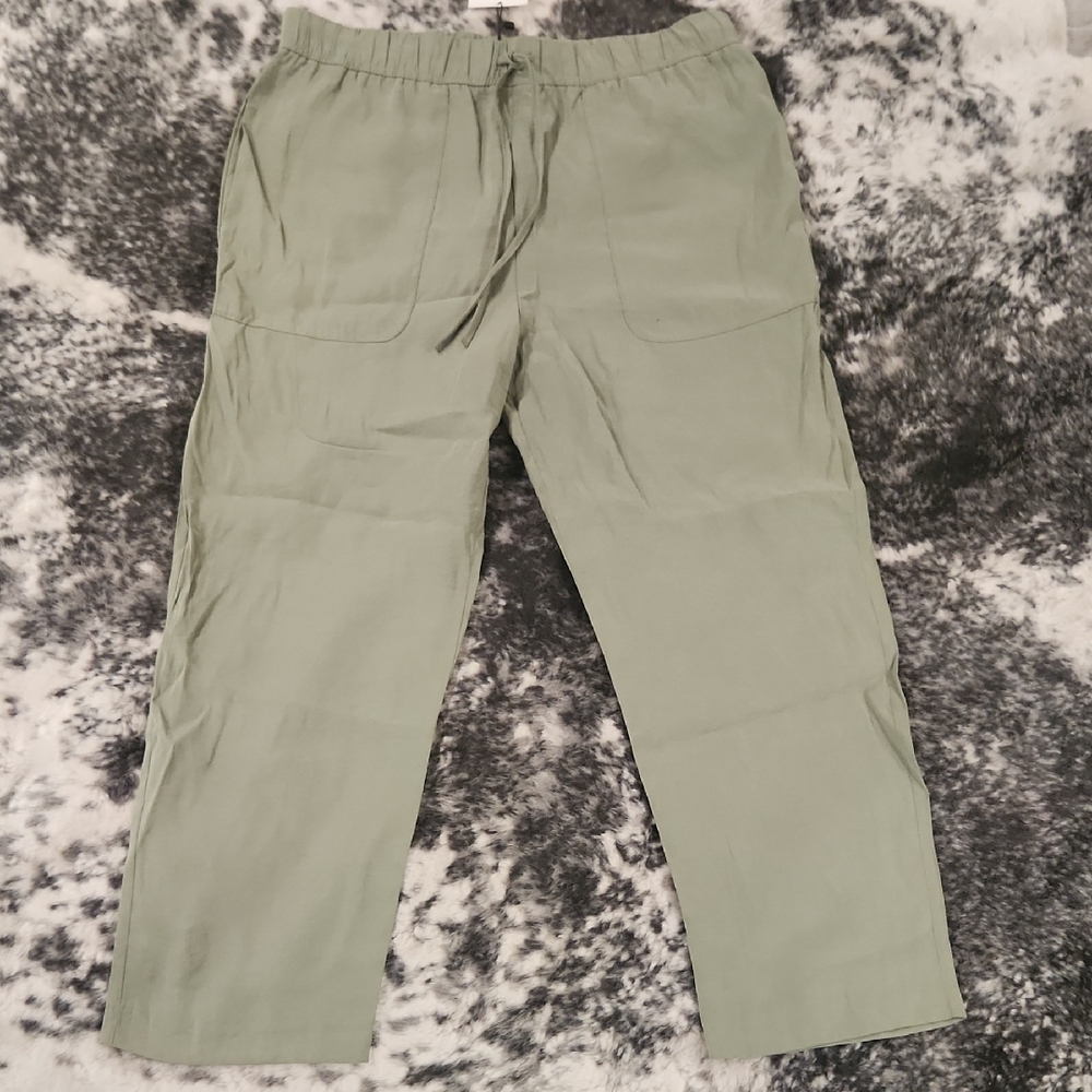 Zara Green Modal Pants